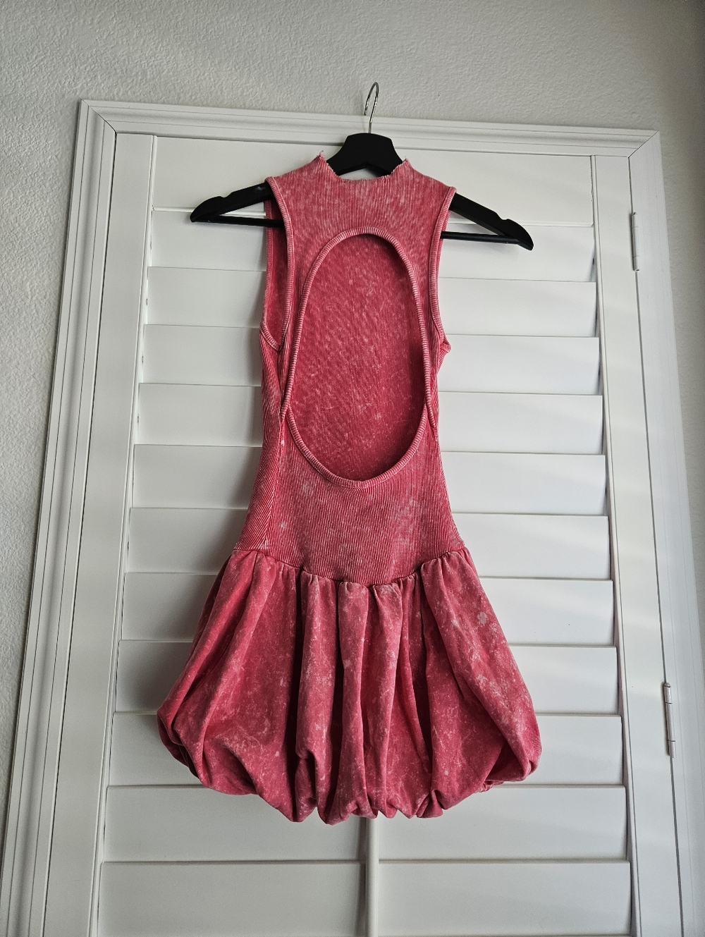Bubble Hem Mini Skirt Romper